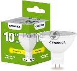 Лампа LED MR16 IEK LL-MR16-10-230-30-GU5-G софит 10Вт 230В 3000К GU5.3 GENERICA