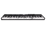 Клавиатура MIDI [231542] Arturia [KeyLab Essential 88 mk3 Black] 88 клавиш, LCD дисплей, 9 энкодеров, 8 пэдов, 9 фейдеров, 12 кнопок управления, колеса высоты тона и модуляции, 1/4" Jack вход для педали, MIDI выход, Type-C