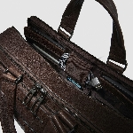 Деловая сумка с отделением для ноутбука Piquadro Hedley CA6026W130/TM, натур.кожа, темно-коричневый