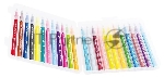 Фломастеры Deli EC10324 Color Emotion кисть смываемые 24цв. пластиковый пенал (24шт.)