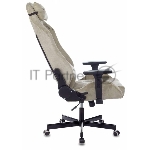 Кресло игровое Knight N1 Fabric бежевый Light-21, с подголов. крестовина металл