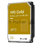 Жесткий диск Western Digital 3.5"; 20TB WD202KRYZ Gold SATA3, Cache 291MB, 7200 rpm