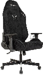 Кресло игровое Knight N1 Fabric черный Light-20, с подголов. крестовина металл