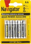 Элемент питания NAVIGATOR NBT-NE-LR6-BP4, 1.5 В