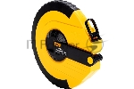Мерная лента Deli DL9850ZY 50м x 14.5мм Ударопрочный корпус. Основной класс точности. Метрическое полотно из стекловолокна и ПВХ.