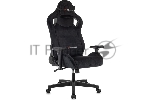 Кресло игровое Zombie Ghost Fabric черный Light-20 крестов. пластик