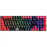 Игровая беспроводная клавиатура Mad Catz  S.T.R.I.K.E. 11 US [БЕЗ РУССКОЙ РАСКЛАДКИ] чёрная (2.4 ГГц, Bluetooth, USB Type-C, Mad Catz RED Switch, 100 кл., RGB подсветка)