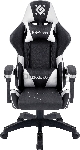 Кресло игровое Defender Companion черный/белый, класс 3, металл, PU