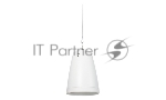 Акустическая система INTREND [ITSPK-550PT-W] двухполосная, подвесная, 5"НЧ, 1"ВЧ, 3,75/7,5/15/30Вт(100В), 50Вт(8Ом), Форма: круглая, : белый