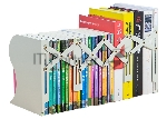 Подставка-ограничитель для книг Deli 78631GREY серый