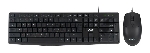 Клавиатура + мышь Acer OMW141 клав:черный мышь:черный USB