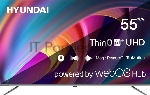 Телевизор  Hyundai 55" H-LED55BU7100 серый  LED UHD 60Hz WebOS