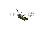 Газонокосилка аккумуляторная GreenWorks GD24LM33k4, 24v, 33 см, 1хАКБ 4Ач и ЗУ (2516107UB)