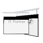 Экран для проектора S'OK Athena SGPSMS-353x221UHD-BK на тросах с электроприводом, ПВХ+, черн