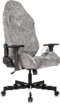 Кресло игровое Knight N1 Fabric серый Light-19 с подголов. крестовина металл
