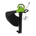 Воздуходувка-пылесос садовый электрический Greenworks BL3000, 220 В, 3000 Вт [2406507]
