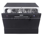 Посудомоечная машина DeLonghi DDW07T Crisolita, черный, 55 см, 6 компл., 49 дБ, класс A+