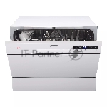 Посудомоечная машина DeLonghi DDW07T Onics, белая, 55 см, 6 компл., 49 дБ, класс A+