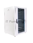 Шкаф телекоммуникационный напольный ЭКОНОМ 18U (600 × 800) дверь стекло, дверь металл