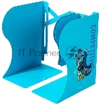 Подставка-ограничитель для книг Deli 78632BLUE 220х114х480мм синий