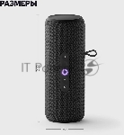 Умная колонка Yandex Стрит Алиса черный 30W 2.0 BT/Wi-Fi 10м 3300mAh (YNDX-00030BLK)