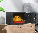 Сейф Deli ET510 230x 170x 170 мм, ключевой, электронный, черный/серебристый