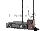 Радиосистема ITC T-530B UHF одноканальная с одним петличным микрофоном, LCD дисплей, True Diversity, частотный диапазон 470-510 MHz.