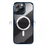 Чехол Nature TPU Pro Magnetic Case, синий, (AP IP16 Pro Max)