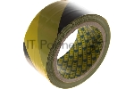 Лента сигнальная FIT IT 11855 черно-желтая, 50*100 м