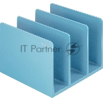 Подставка-ограничитель для книг Deli NS006BLUE Nusign 162x162x122мм синий