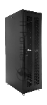 Шкаф серверный напольный ЦМО ШТК-Э, IP20, 48U, 2254х600х1000 мм (ВхШхГ), дверь: перфорация, боковая панель: сплошная, разборный, цвет: чёрный