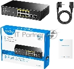 Коммутатор Cudy FS1010P (L2) 10x100Мбит/с 8PoE+ 120W неуправляемый
