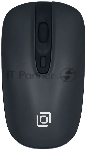 Мышь Оклик/Oklick 600MW черный оптическая (1600dpi) беспроводная USB (4but)