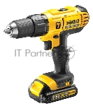 Дрель-шуруповерт DeWalt DCD776S2-ZA, Аккумуляторная, 18В, 2 АКБ, Ударная, Кейс