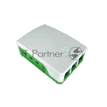 Корпус ACD RA601 White+Green ABS Case for Raspberry 4B