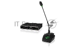 Беспроводная система SL DW Sennheiser SL TS 153 GN-L SET DW-3 EU [506616R] с настольным передатчиком SL Tablestand 153-S DW и микрофоном gooseneck MEG 14-40-L B со световым кольцом (3 места)