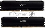 Оперативная память A-Data XPG Gammix D20, DDR4, 64GB (2x32GB), 3200 MHz, CL16, DIMM, с радиатором, черный