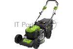 Газонокосилка аккумуляторная  GreenWorks GD40LM46SP 40В, 46см, самоходная (c аккумуляторной батареей 4АЧ и зарядным устройством) (2506807UB)