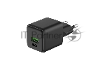 Сетевое зарядное устройство с двумя портами USB-A и Type-C, 25Вт GaN Rexant