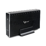 Внешний корпус USB 3.0 для 3.5" HDD/SSD Gembird EE3-U3S-1, порт Type-A, SATA III, металл, чёрный, коробка