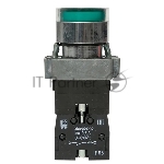 Кнопка BA31 с подсветкой 230В зел. NO IP65 PROxima EKF xb2-bw31-230-65