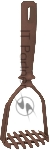 Картофелемялка Rondell Ginger Chocolate RD-1537, коричневый