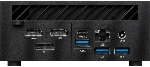 Компьютер платформа для ПК Asus MINI PC BAREBONE Ultra-compact AMD Ryzen 5 7535HS Processor, 35W TDP, Radeon Graphics, 2xDDR5 SO-DIMM (Max.32GBx2), 2xM.2 2280 PCIe Gen4x4 (support 256GB-2TB), 1x2.5" SATA 6Gb/s (supports 1TB), 2xUSB 4 Type-C, 5xUSB 3.2 Gen1 Type-A, Audio Jack, 1xDisplayPort, Kensington Lock(side), 2xHDMI, Padlock ring,  Wi-Fi 6E (Gig+), Bluetooth 5.2, RJ45 2.5G LAN, 150W Power Adapter, EU Cord, Black, PN53-B-S5100MD