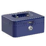 Сейф для денег Deli ET503 90х 200х 160 мм, ключевой, синий