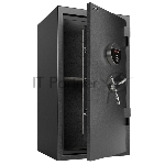 Сейф огнестойкий Deli ET602 800x 450x 400 мм, ключевой/электронный, темно-серый