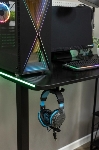Стол игровой Knight TABLE G столешница МДФ черный (KNIGHT TABLE G RGB)