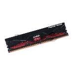 Оперативная память AMD Radeon R5, DDR5, 16GB (1x16GB), 5200MHz, CL40, DIMM, с радиатором, черный/красный