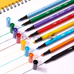Фломастеры Deli EC157-12 12цв. пакет с европодвесом