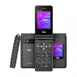 Мобильный телефон BQ 2412 Shell Duo черный MTK 6261 D