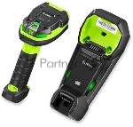 Сканер штрих-кода ручной Zebra DS3608 (DS3608-SR3U4600VZW) 2D имидж, проводной, USB, зеленый/черный